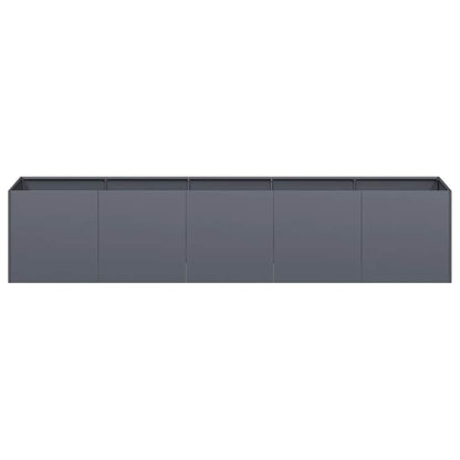 Planter Anthracite 200x40x40 cm Cold-rolled Steel