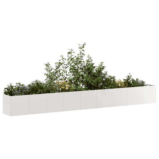 Planter 360x40x40 cm Stainless Steel