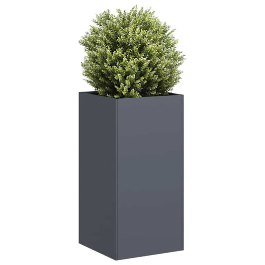 Planter Anthracite 40x40x80 cm Cold-rolled Steel