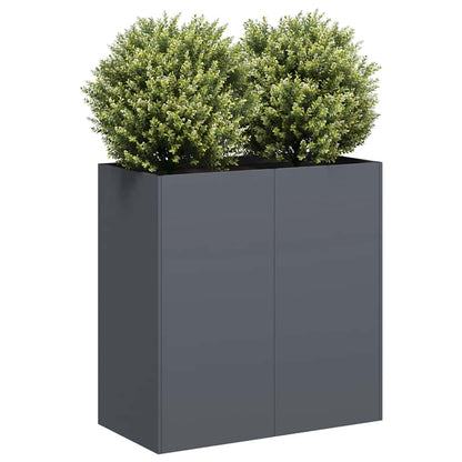 Planter Anthracite 80x40x80 cm Cold-rolled Steel