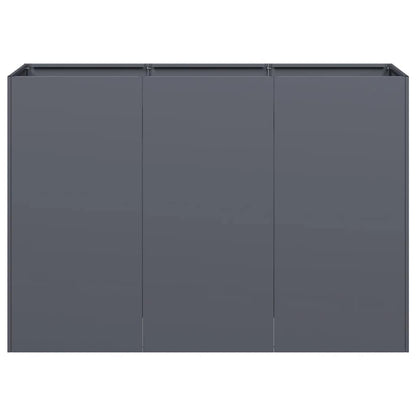 Planter Anthracite 120x40x80 cm Cold-rolled Steel