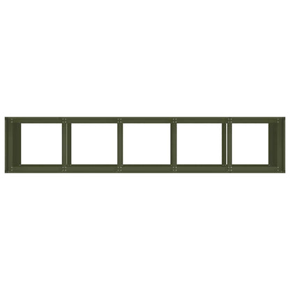 Planter Olive Green 200x40x80 cm Cold-rolled Steel