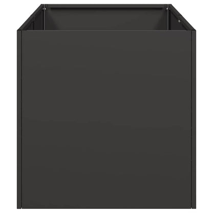 Planter Black 40x80x40 cm Cold-rolled Steel