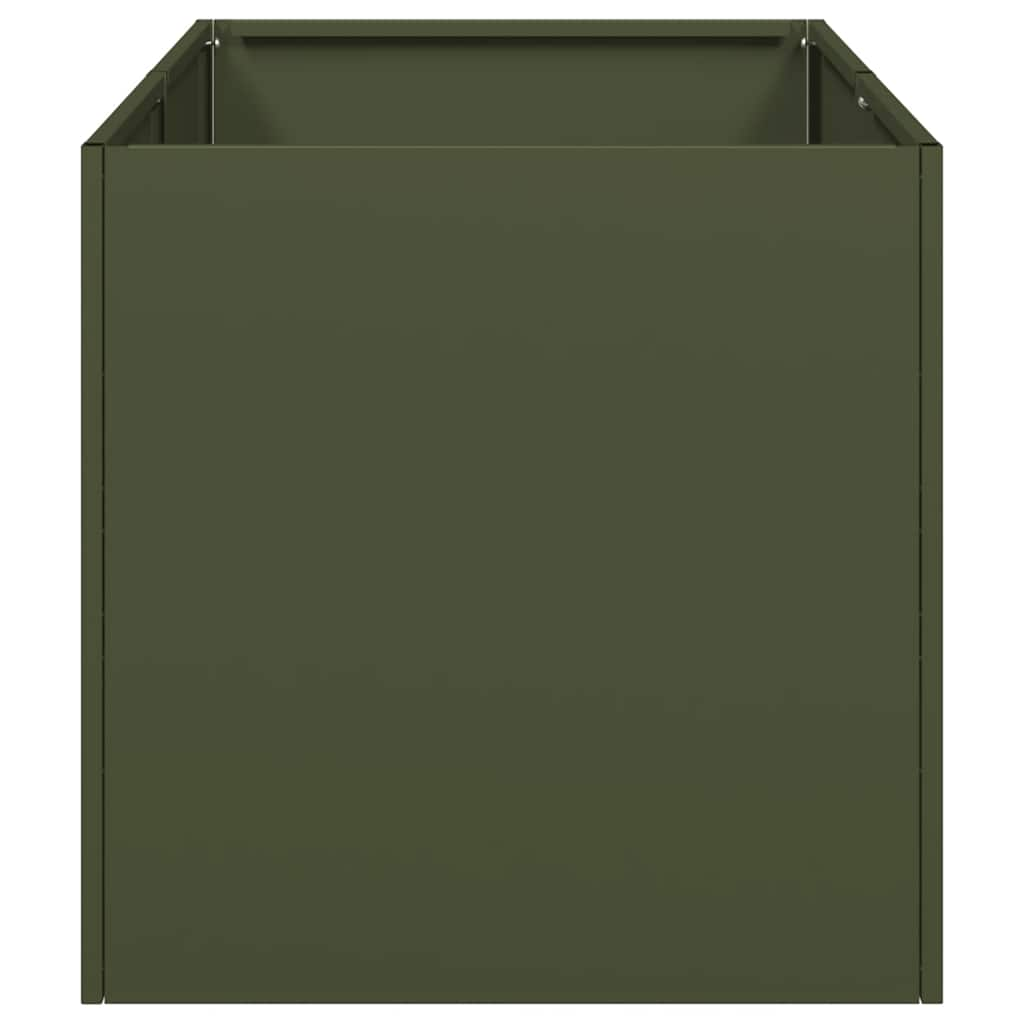 Planter Olive Green 40x80x40 cm Cold-rolled Steel