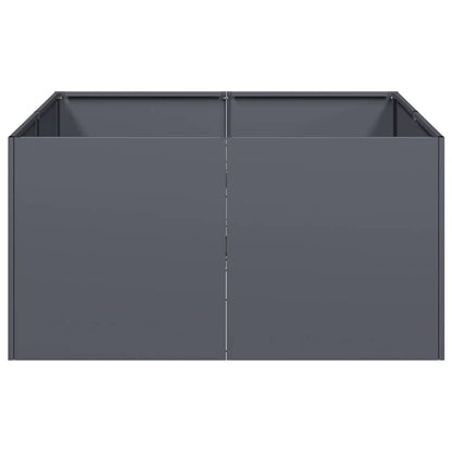 Planter Anthracite 80x80x40 cm Cold-rolled Steel