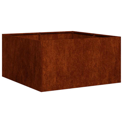 Planter Rusty 80x80x40 cm Weathering Steel