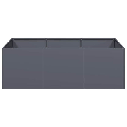 Planter Anthracite 120x80x40 cm Steel