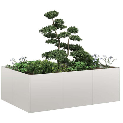 Planter 120x80x40 cm Stainless Steel