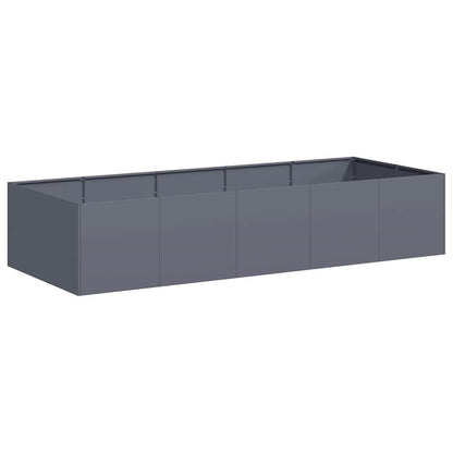 Planter Anthracite 200x80x40 cm Steel