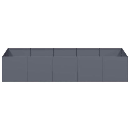 Planter Anthracite 200x80x40 cm Steel