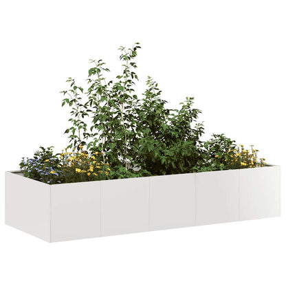 Planter 200x80x40 cm Stainless Steel