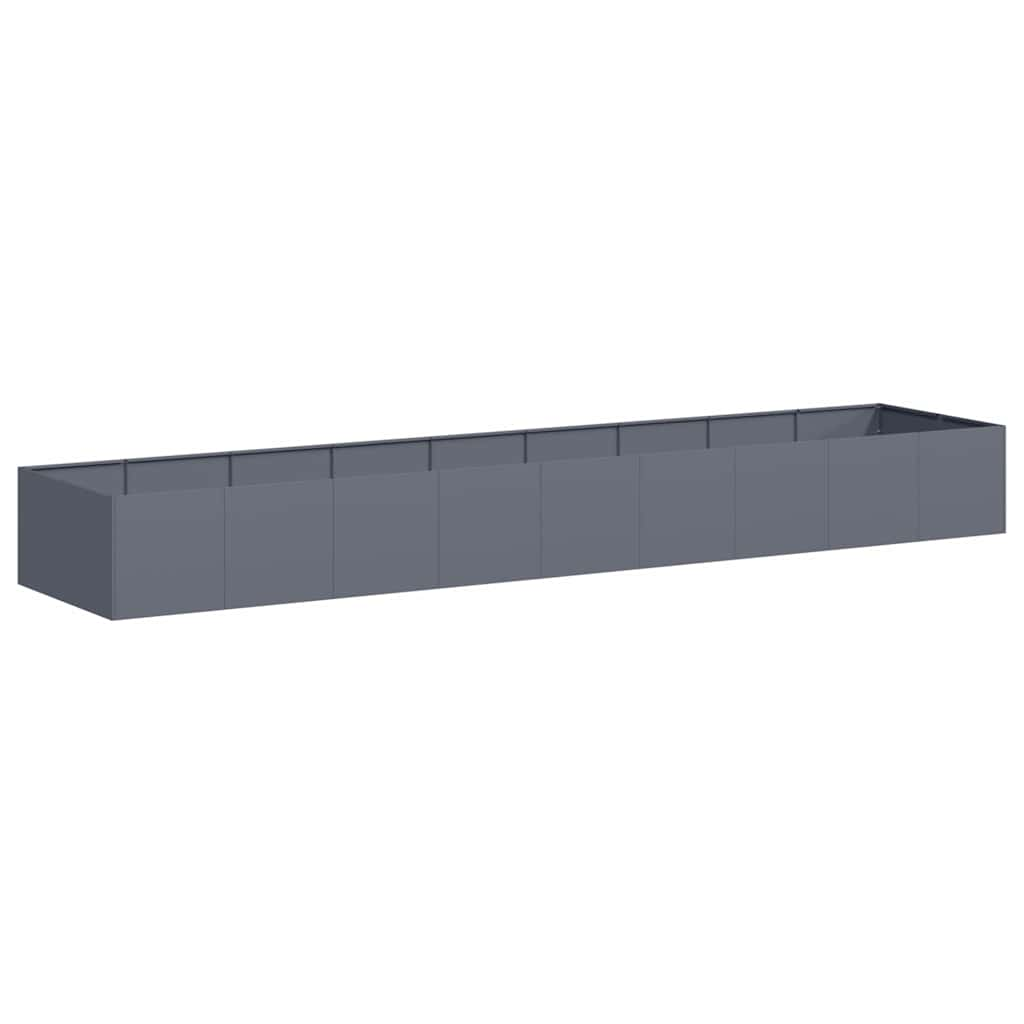 Planter Anthracite 360x80x40 cm Steel