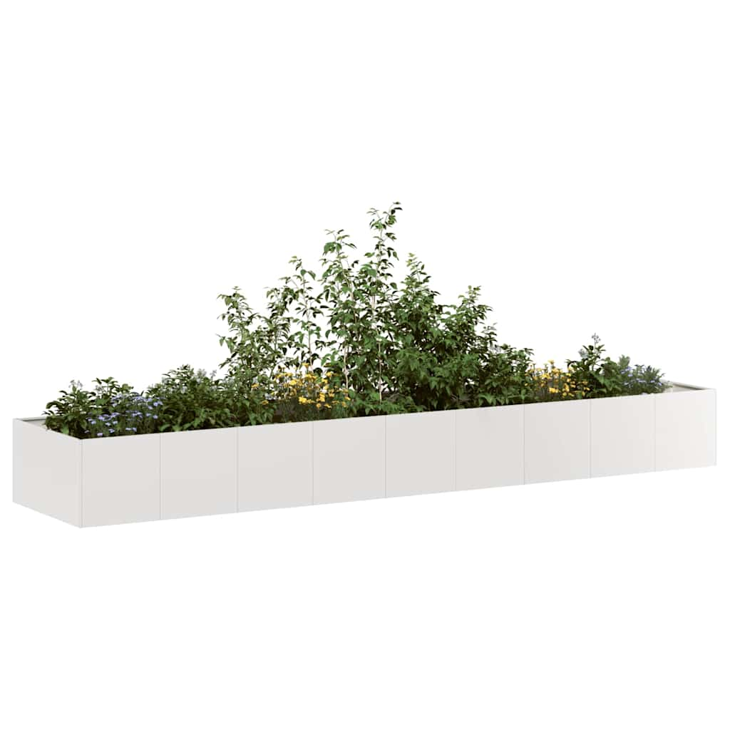 Planter 360x80x40 cm Stainless Steel