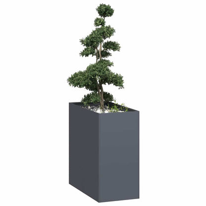 Planter Anthracite 40x80x80 cm Steel