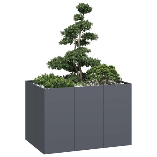 Planter Anthracite 120x80x80 cm Steel