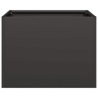 Planter Black 40x40x30 cm Steel