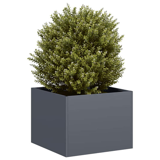 Planter Anthracite 40x40x30 cm Steel