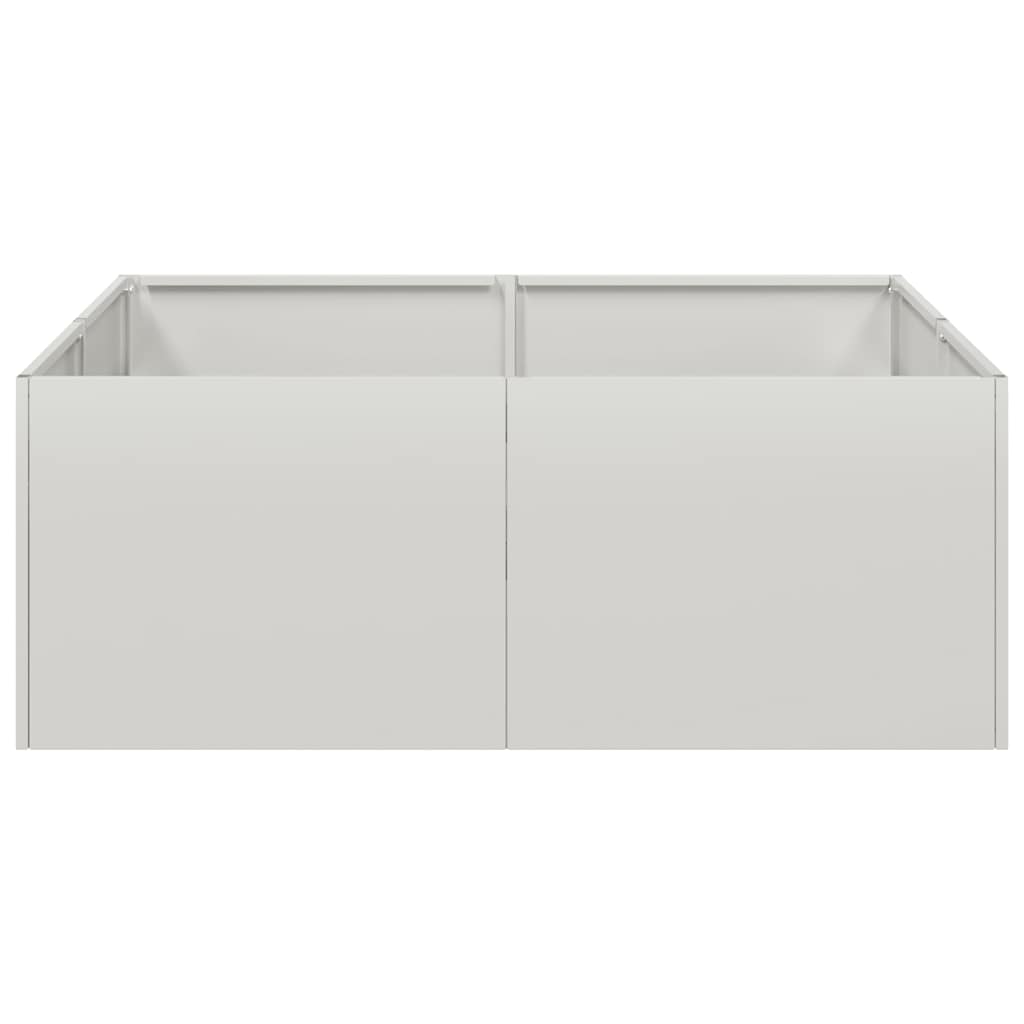 Planter 80x80x30 cm Stainless Steel