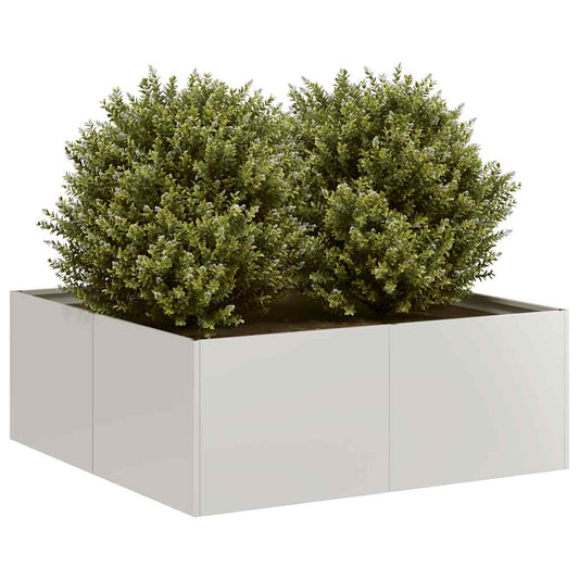 Planter 80x80x30 cm Stainless Steel