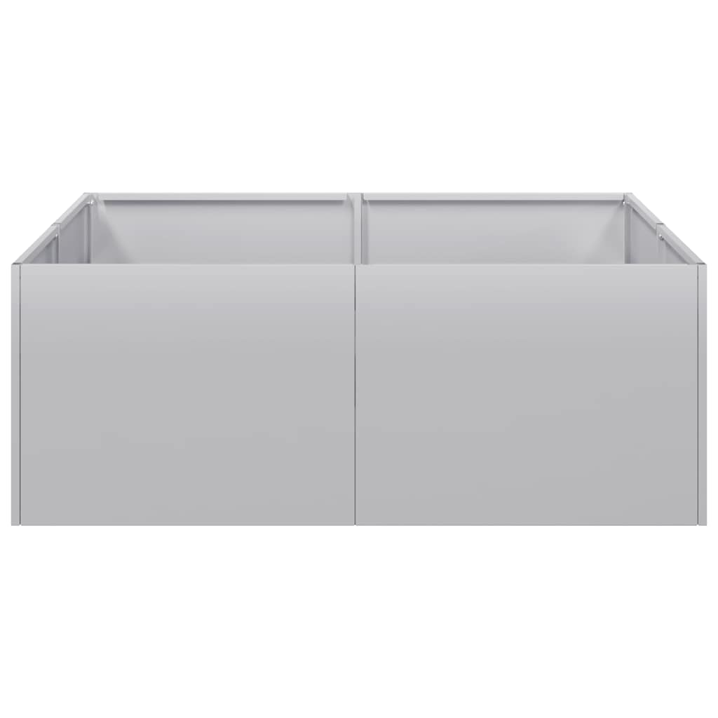 Planter 80x80x30 cm Galvanised Steel