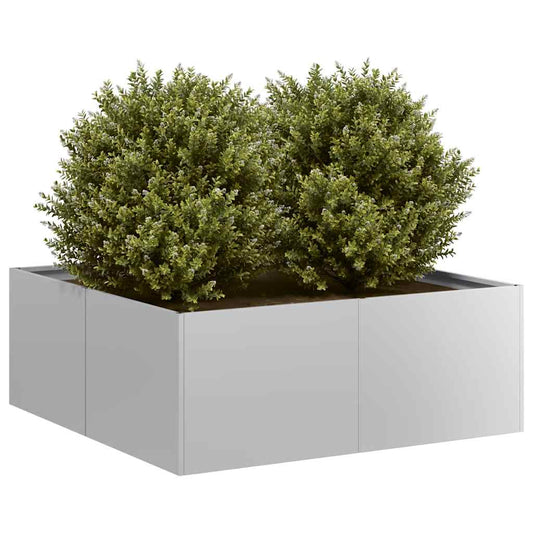 Planter 80x80x30 cm Galvanised Steel