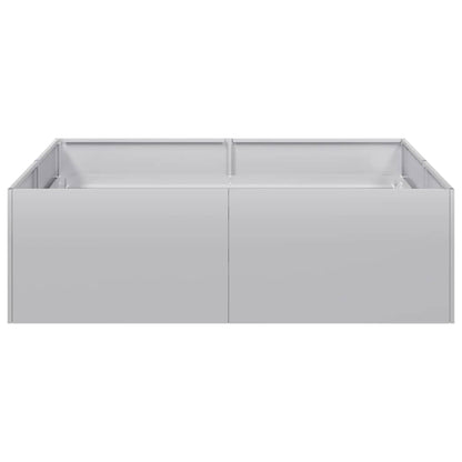 Planter 100x100x30 cm Galvanised Steel