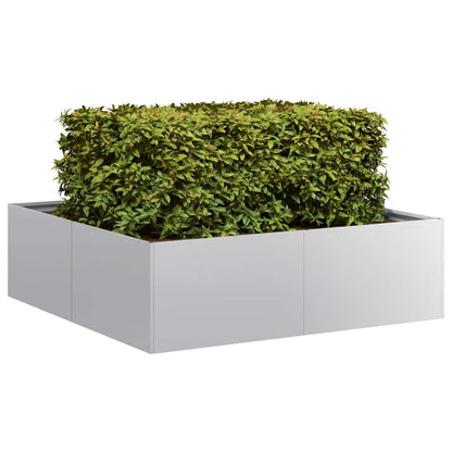 Planter 100x100x30 cm Galvanised Steel