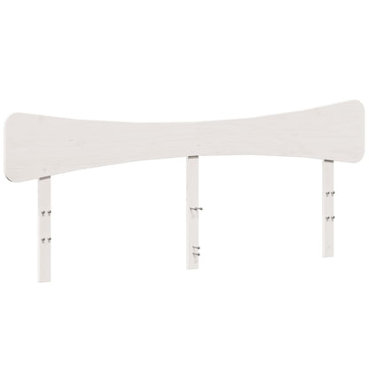 Bed Frame without Mattress White 180x200 cm Super King Solid Wood Pine