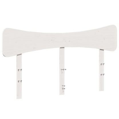 Bed Frame without Mattress White 140x200 cm Solid Wood Pine