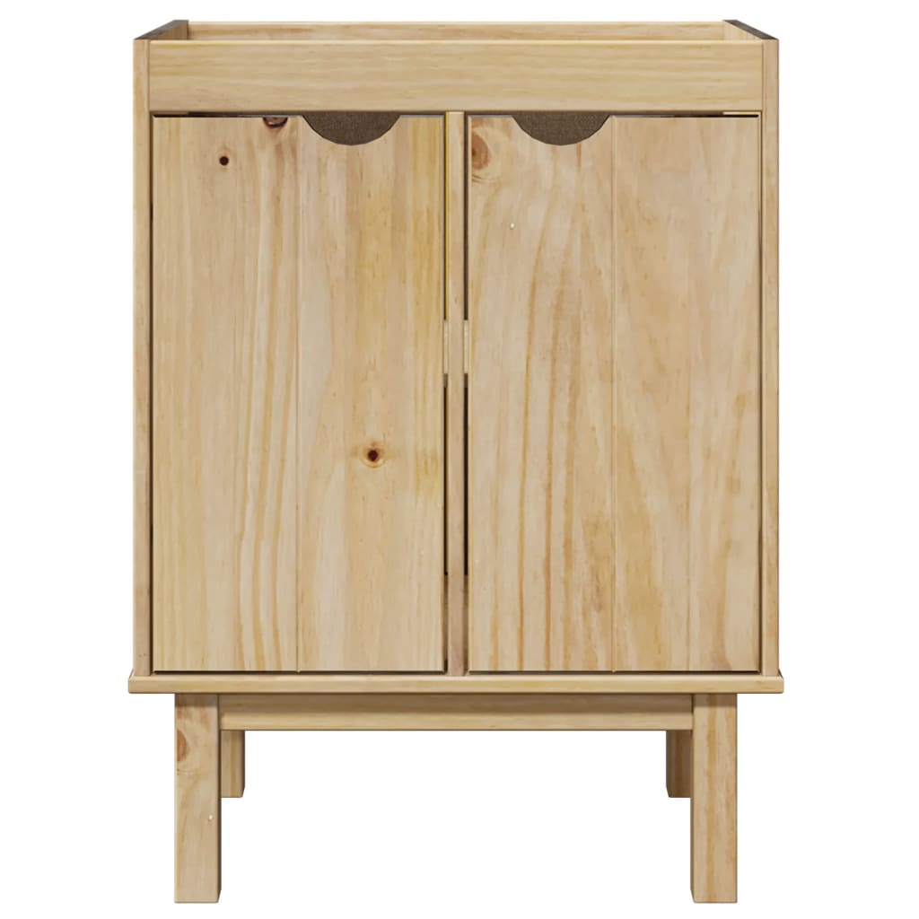 3 Piece Bathroom Furniture Set OTTA Solid Wood Pine