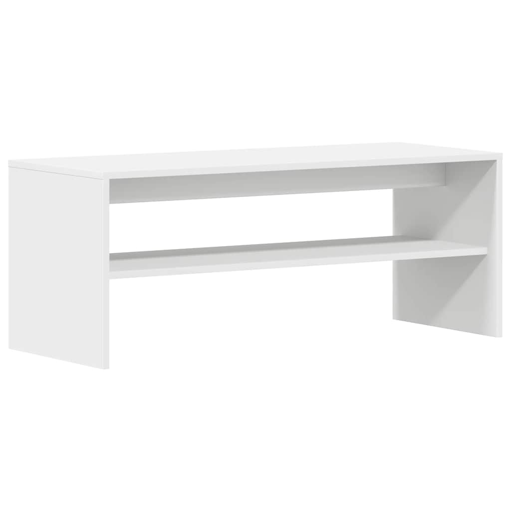 TV Cabinet White 100x40x40 cm Engineered Wood