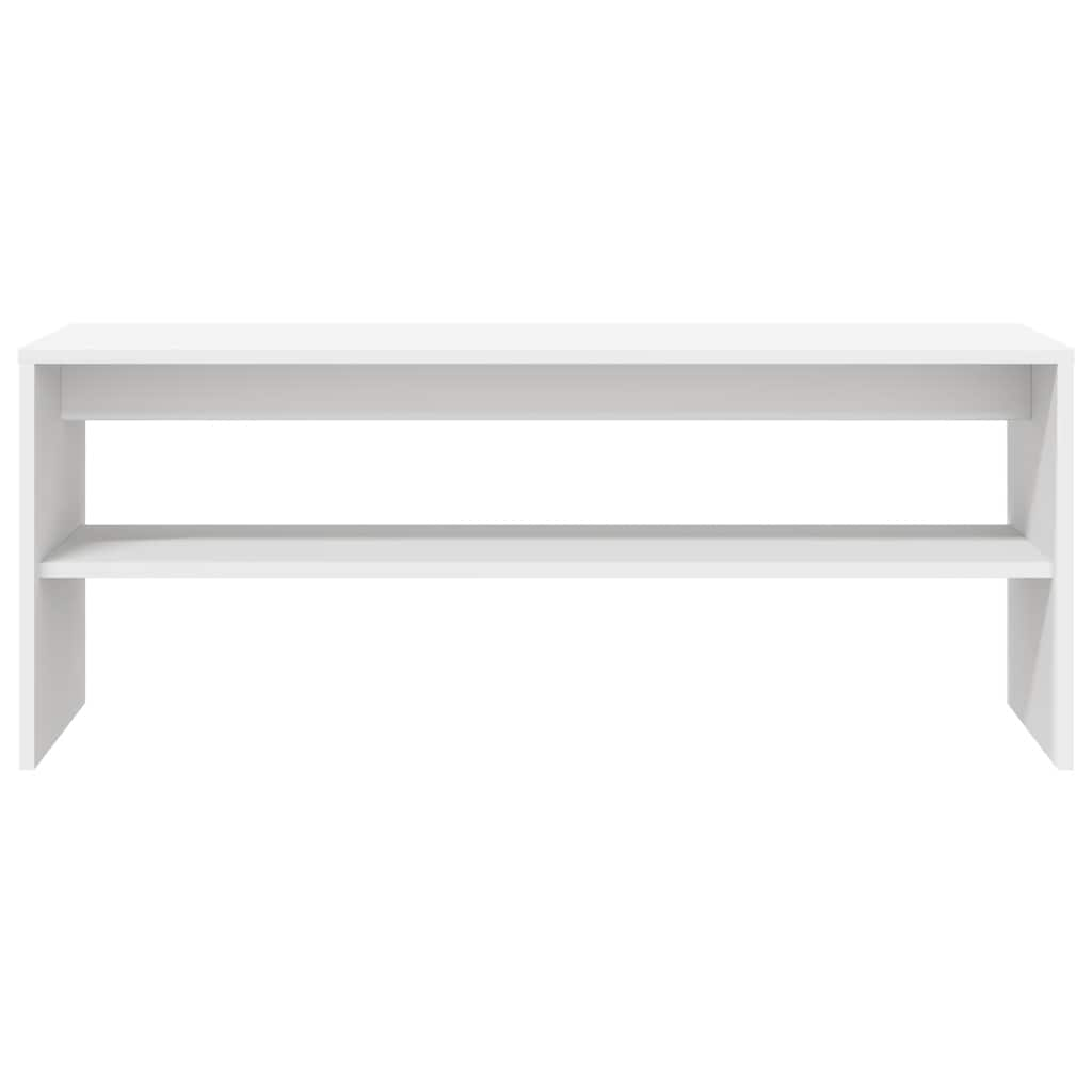 TV Cabinet White 100x40x40 cm Engineered Wood