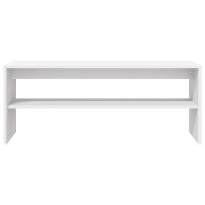 TV Cabinet White 100x40x40 cm Engineered Wood