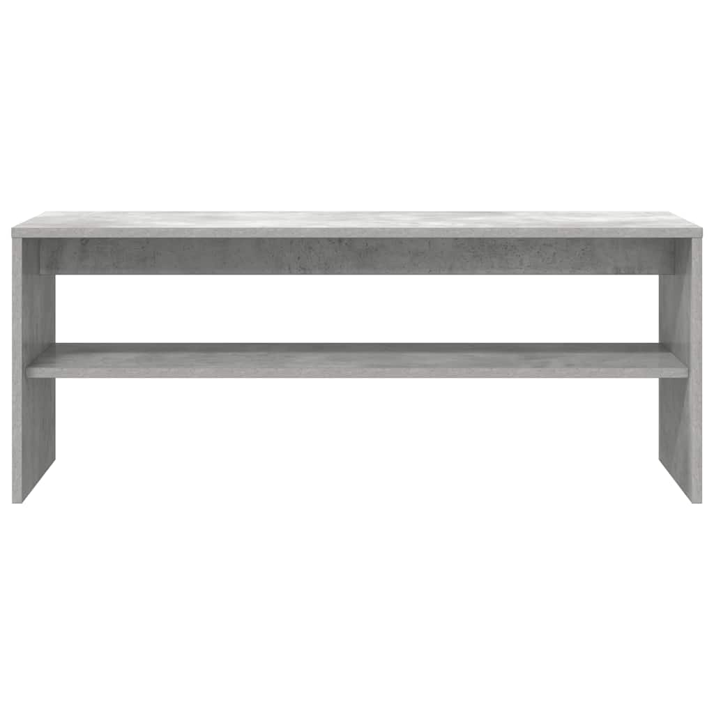 TV Cabinet Concrete Grey 100x40x40 cm Engineered Wood