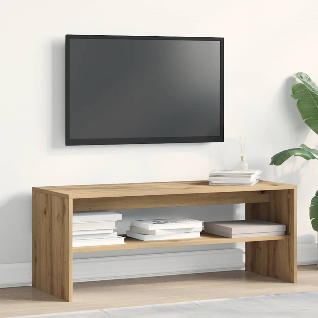 TV Cabinet Artisan Oak 100x40x40 cm Engineered Wood