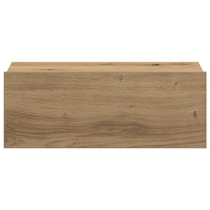 Floating Nightstand Artisan Oak 40x32x15 cm Engineered Wood