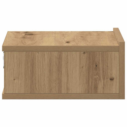 Floating Nightstand Artisan Oak 40x32x15 cm Engineered Wood