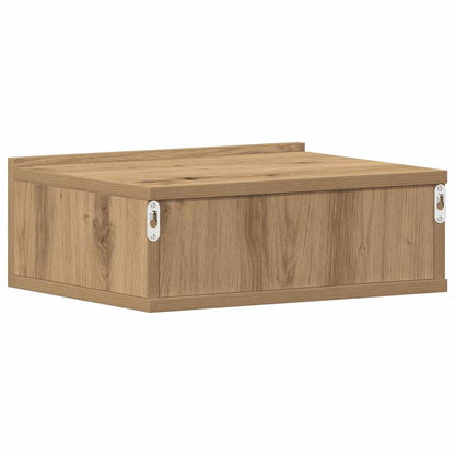 Floating Nightstand Artisan Oak 40x32x15 cm Engineered Wood