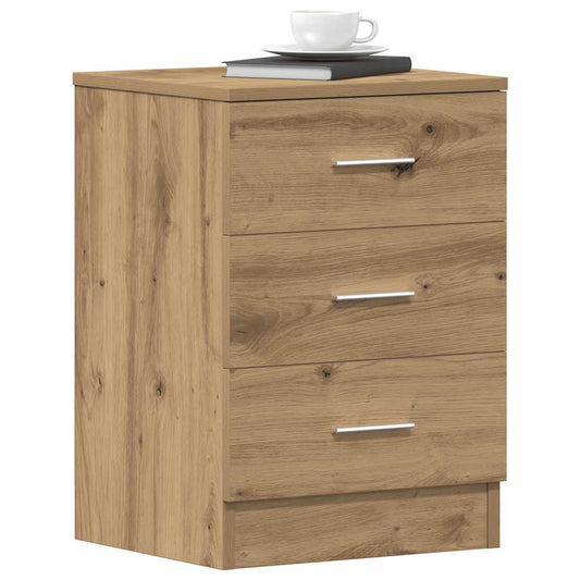 Bedside Cabinet Artisan Oak 38x35x55 cm Engineered Wood