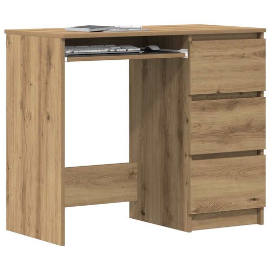 Desk Artisan Oak 90x45x76 cm Engineered Wood