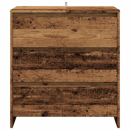 3 Piece Sideboard Old Wood Engineered Wood