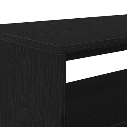 TV Cabinet Black Oak 80x40x40 cm Engineered Wood