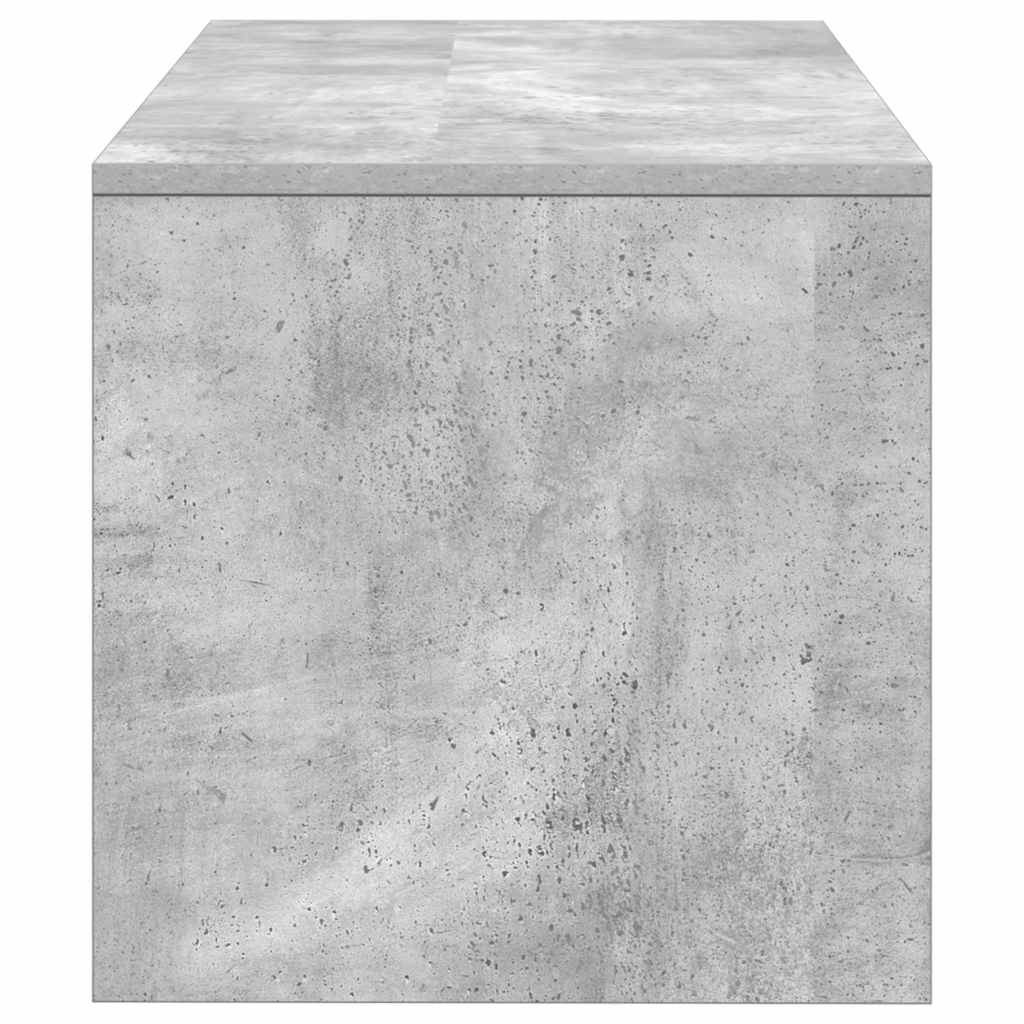 TV Cabinet Concrete Grey 80x40x40 cm Engineered Wood