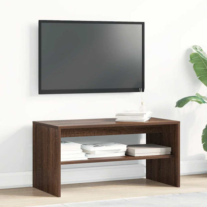 TV Cabinet Brown Oak 80x40x40 cm Engineered Wood