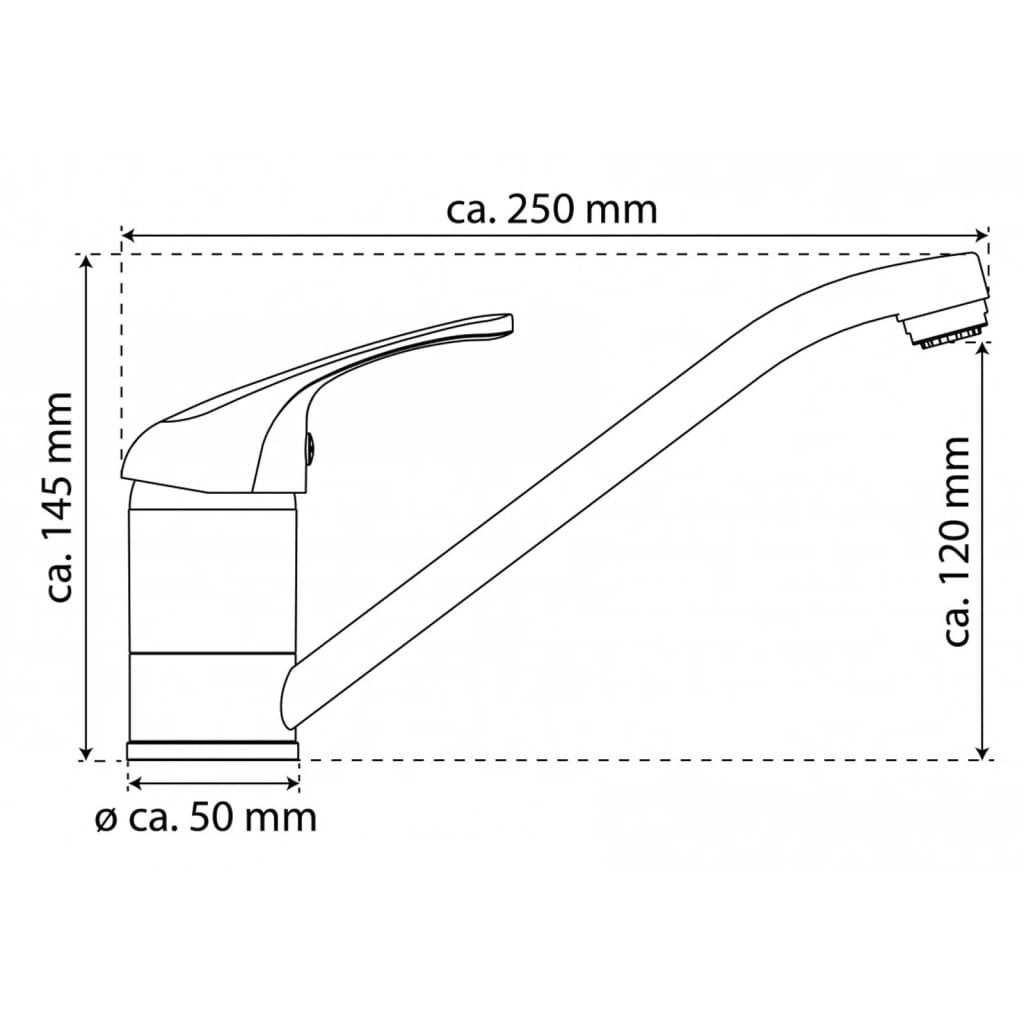 EISL Kitchen Mixer Tap GRANDE VITA CLASSIC Low Pressure Chrome