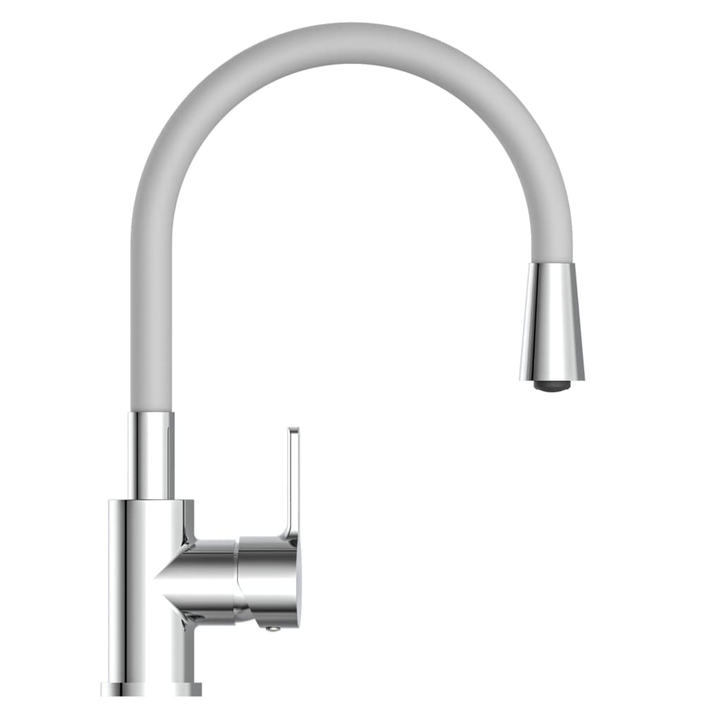 EISL Sink Mixer FLEXO Chrome-Light Grey