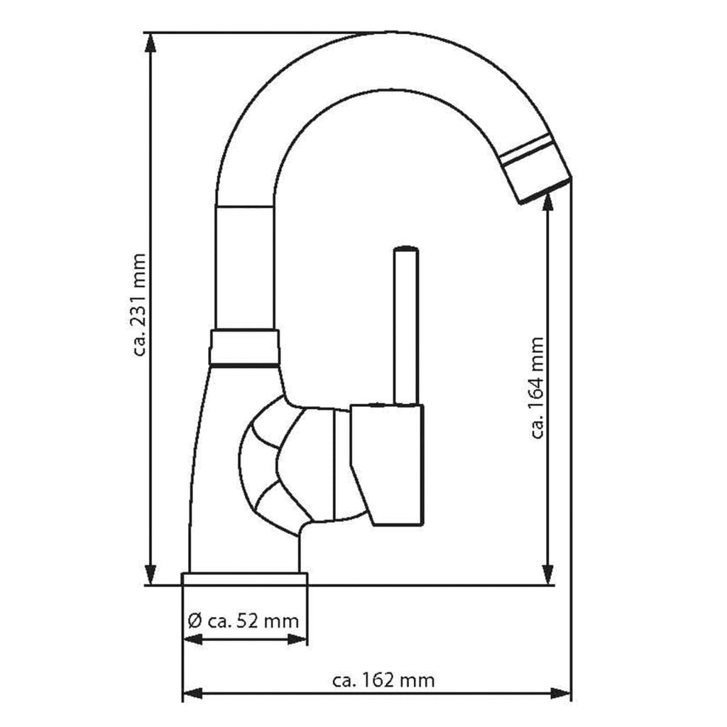 EISL Basin Mixer FUTURA Low Pressure Chrome