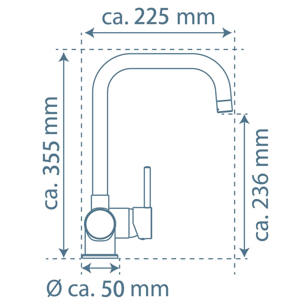 EISL Sink Mixer FUTURA Black