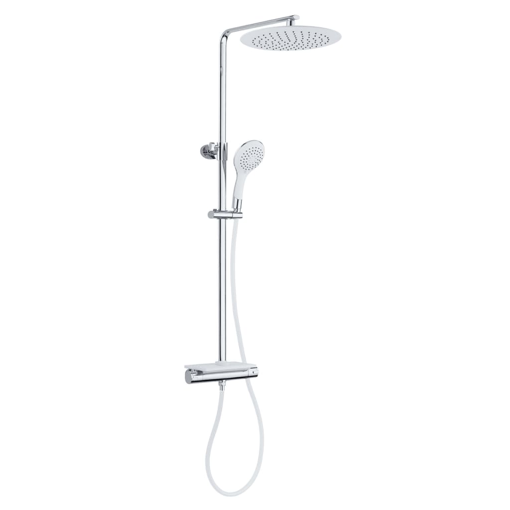 EISL Overhead Shower Set with Thermostatic Mixer GRANDE VITA Chrome-white