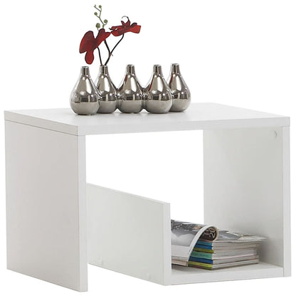 FMD Coffee Table 2-in-1 59.1x35.8x37.8 cm White